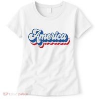 Retro America Patriotic USA 4th of July Women's T-Shirt thumb 0