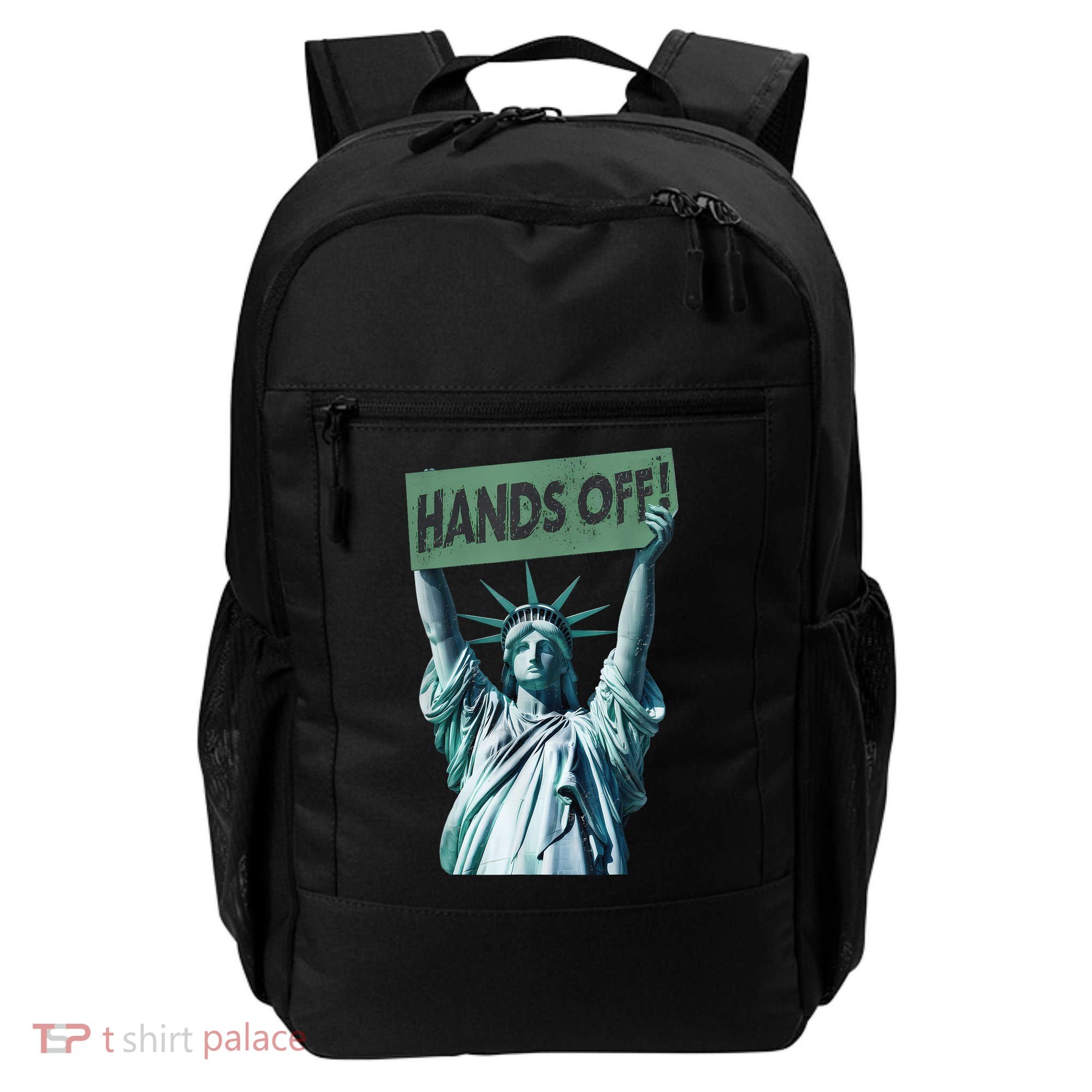 Resist And Protest  Hands Off Statue Of Liberty Backpack