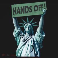 Resist And Protest  Hands Off Statue Of Liberty Backpack thumb 2