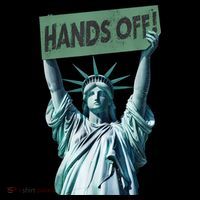 Resist And Protest  Hands Off Statue Of Liberty Toddler Hoodie thumb 2