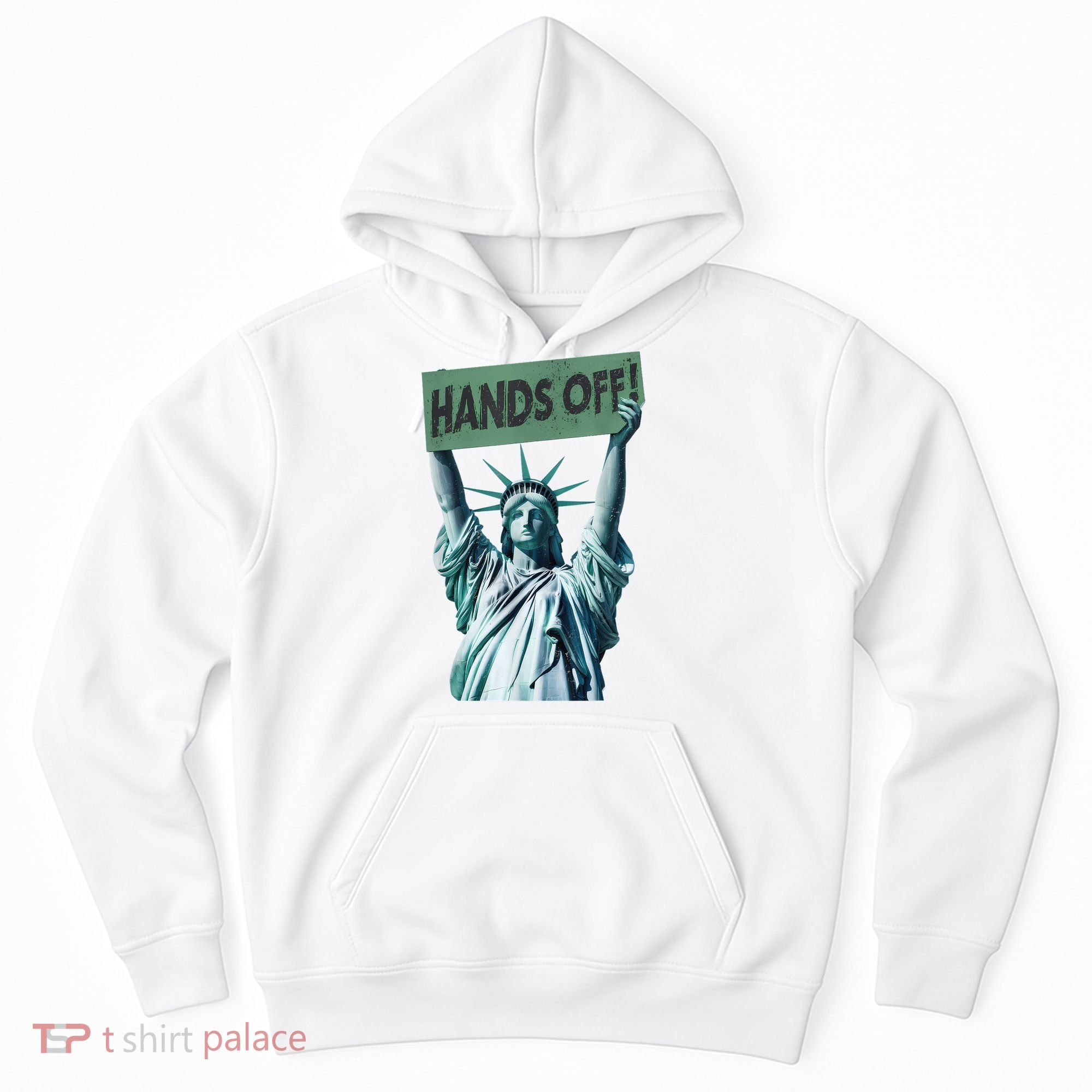 Resist And Protest  Hands Off Statue Of Liberty Hoodie