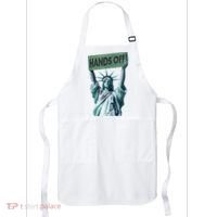 Resist And Protest  Hands Off Statue Of Liberty Apron thumb 0