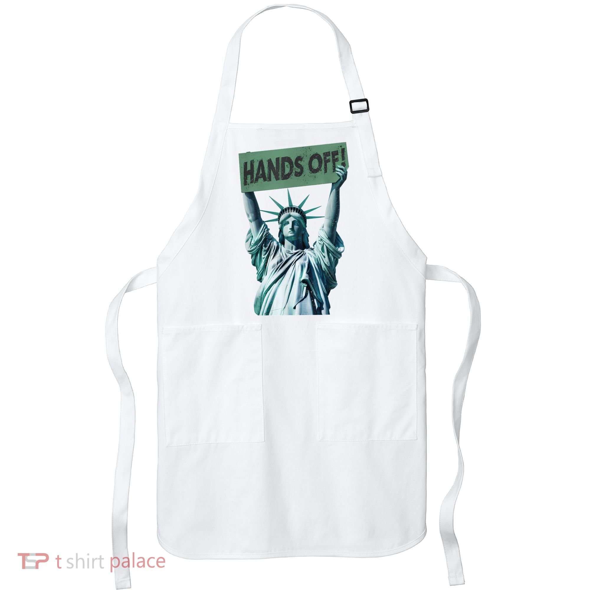 Resist And Protest  Hands Off Statue Of Liberty Apron