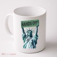 Resist And Protest  Hands Off Statue Of Liberty Coffee Mug thumb 0