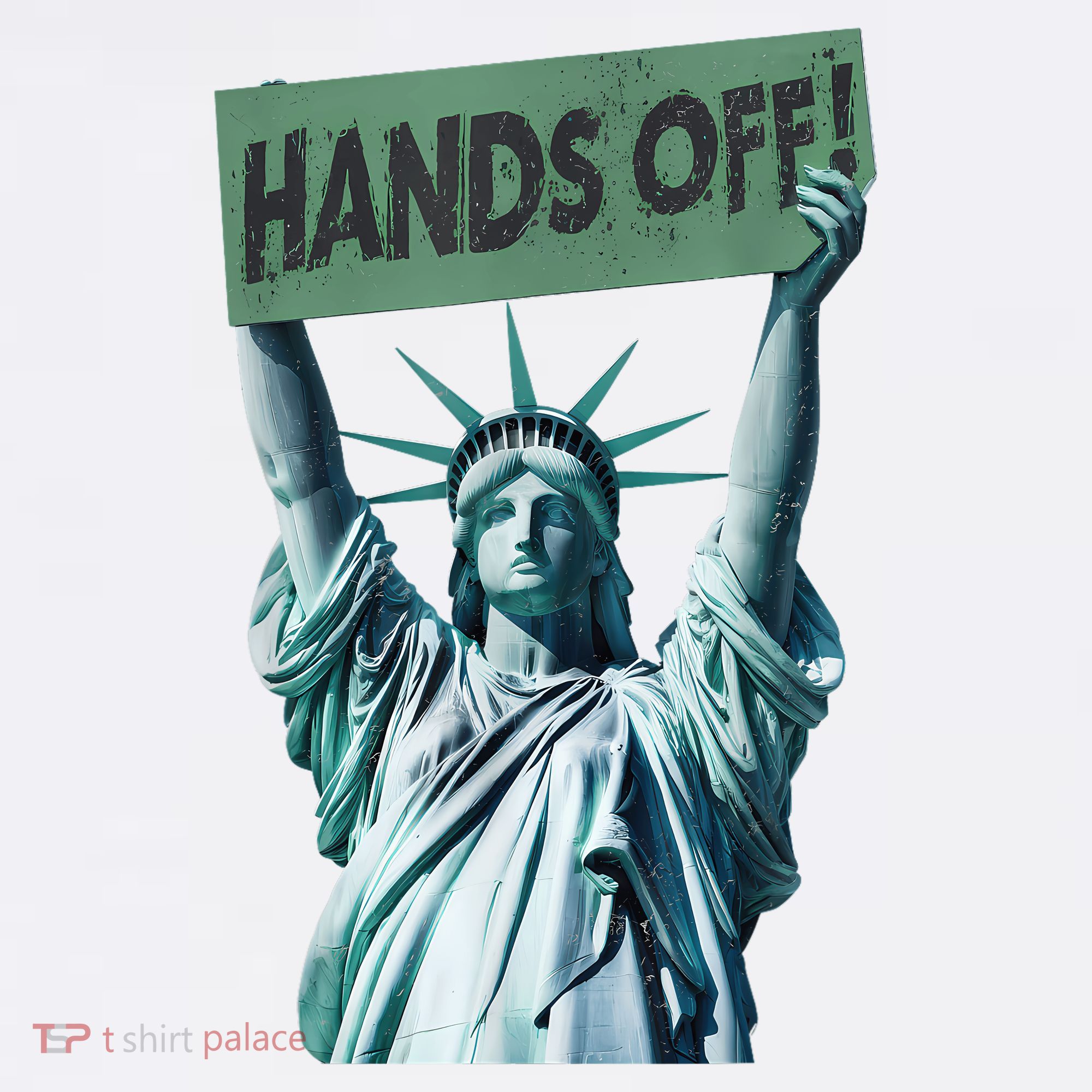 Resist And Protest  Hands Off Statue Of Liberty Coffee Mug