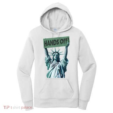 Resist And Protest  Hands Off Statue Of Liberty Women's Hoodie