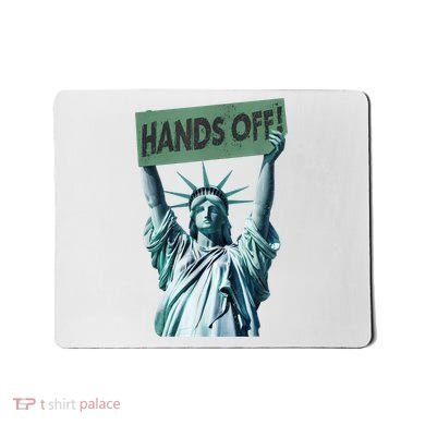 Resist And Protest  Hands Off Statue Of Liberty Mousepad