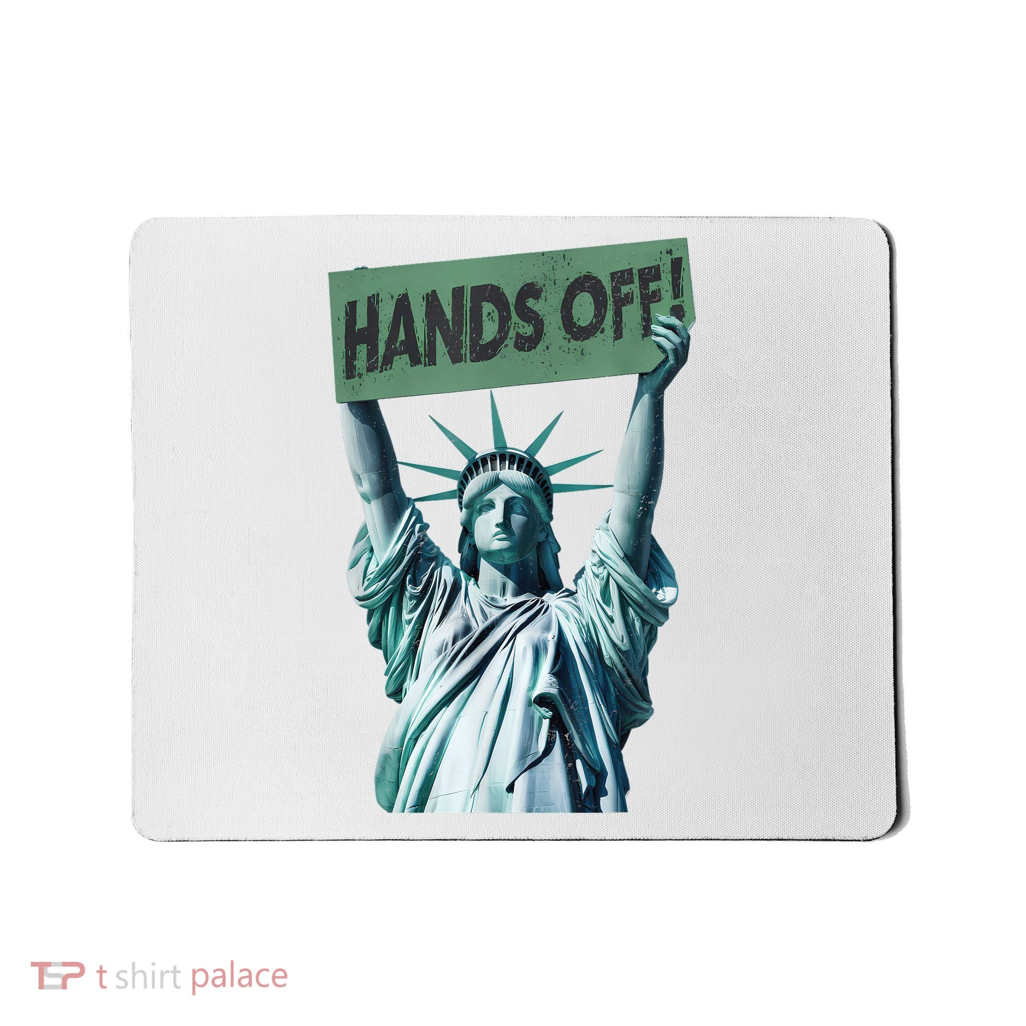 Resist And Protest  Hands Off Statue Of Liberty Mousepad