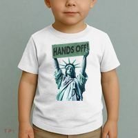 Resist And Protest  Hands Off Statue Of Liberty Toddler T-Shirt thumb 2