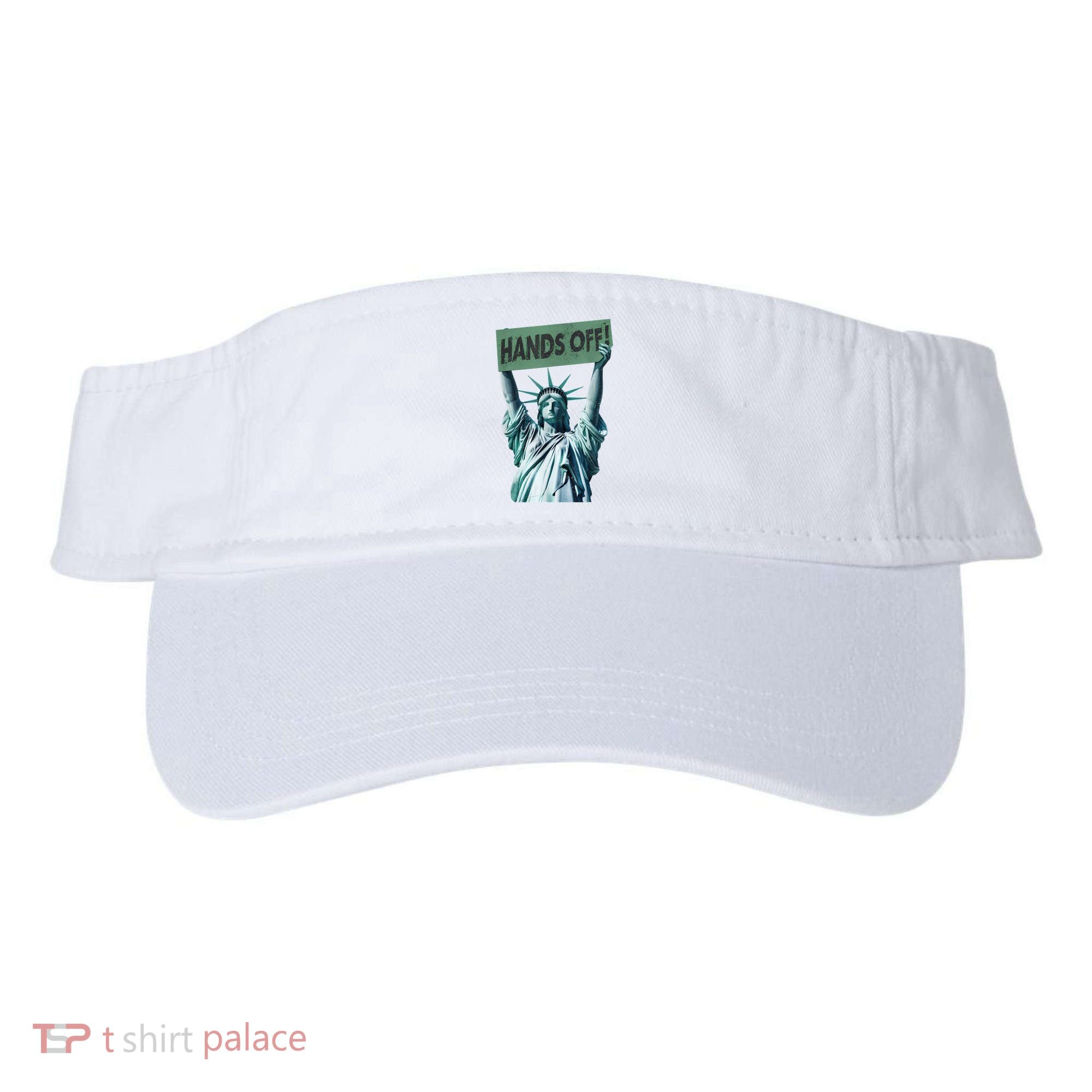 Resist And Protest  Hands Off Statue Of Liberty Visor