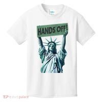 Resist And Protest  Hands Off Statue Of Liberty Kids T-Shirt thumb 0