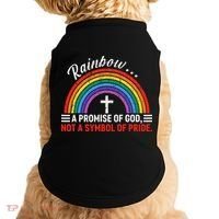 Rainbow A Promise Of God Not A Symbol Of Pride Doggie Tank thumb 0