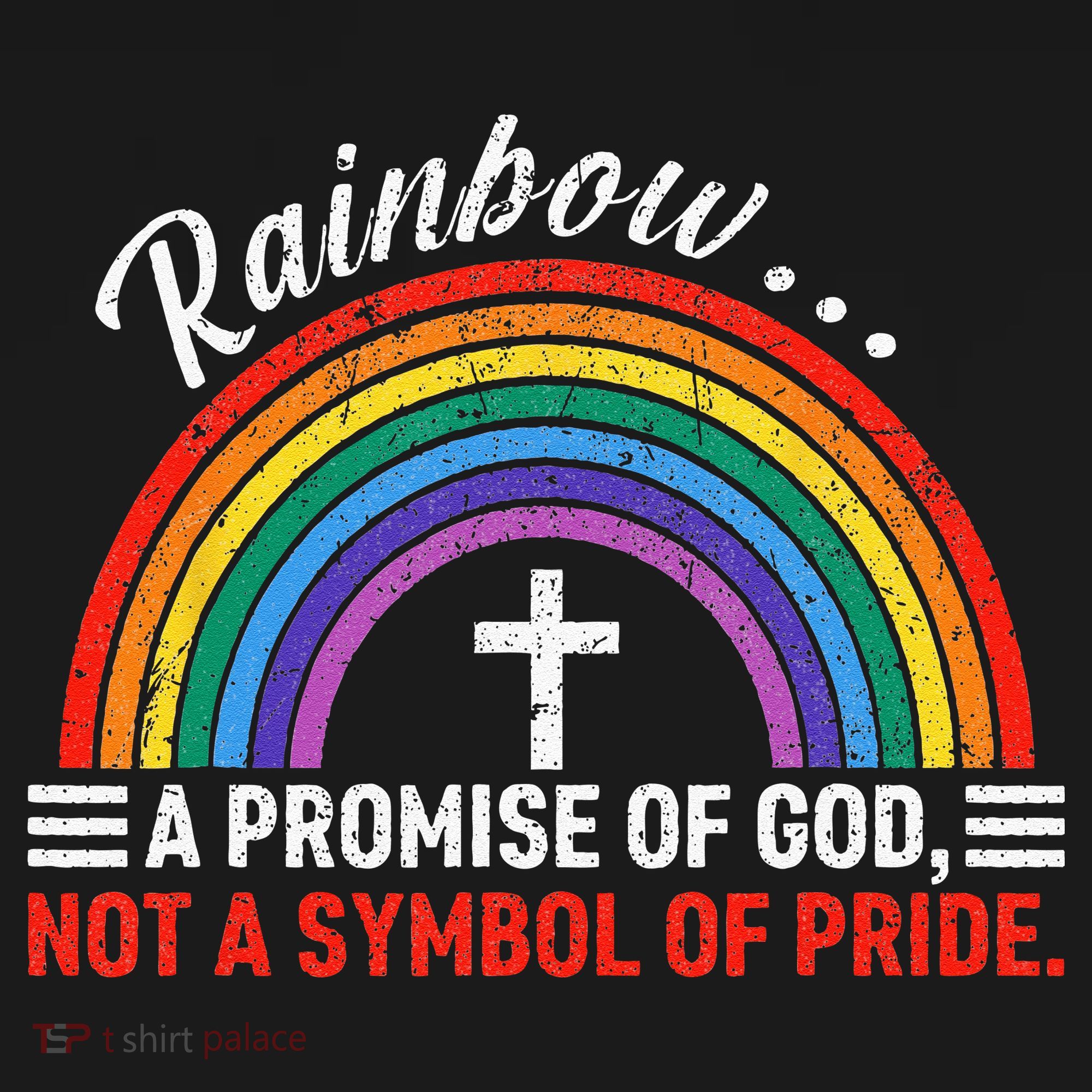 Rainbow A Promise Of God Not A Symbol Of Pride Sweatshirt