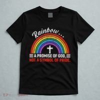 Rainbow A Promise Of God Not A Symbol Of Pride T-Shirt thumb 5