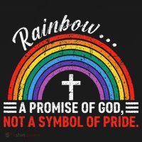 Rainbow A Promise Of God Not A Symbol Of Pride Mousepad thumb 1