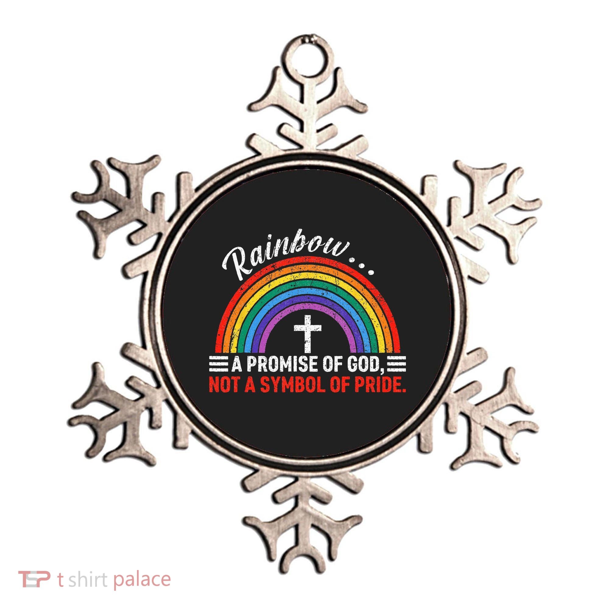 Rainbow A Promise Of God Not A Symbol Of Pride Ornament