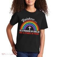 Rainbow A Promise Of God Not A Symbol Of Pride Kids T-Shirt thumb 2