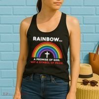 Rainbow A Promise Of God Not A Symbol Of Pride Women's Tank Top thumb 2