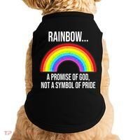 Rainbow A Promise Of God Not A Symbol Of Pride Doggie Tank thumb 0