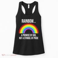 Rainbow A Promise Of God Not A Symbol Of Pride Women's Tank Top thumb 0