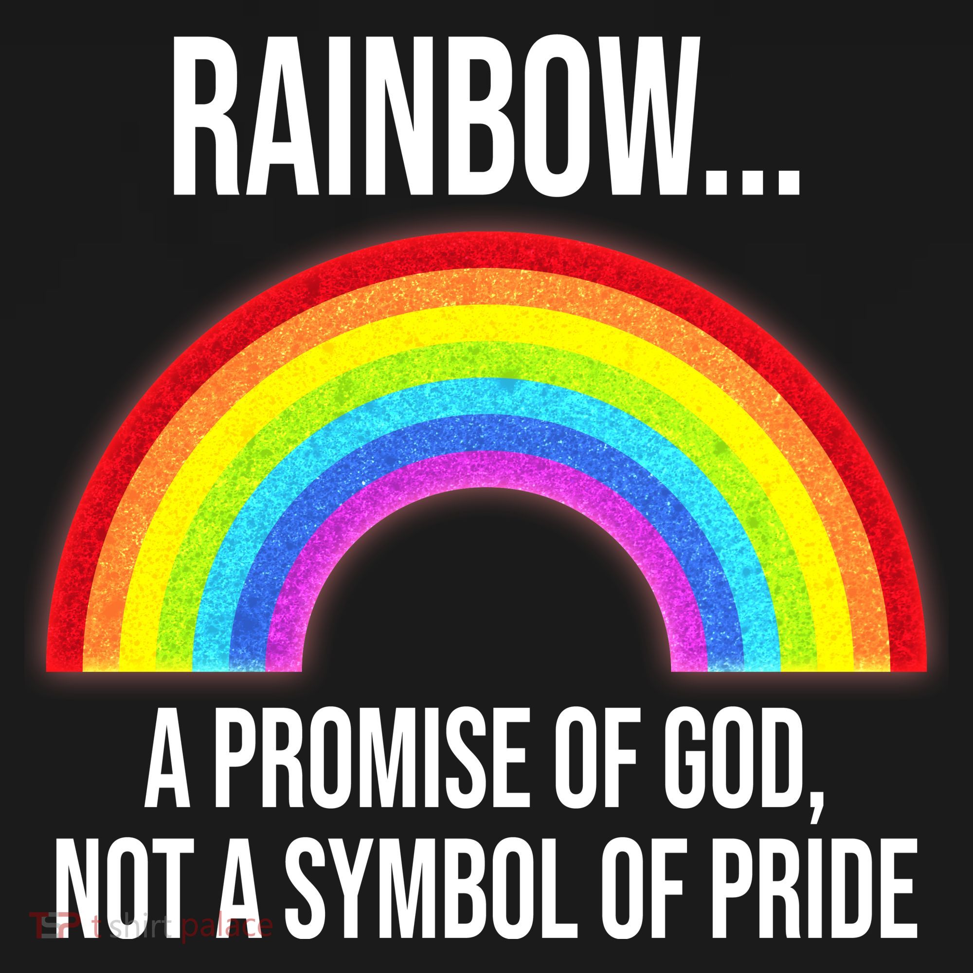 Rainbow A Promise Of God Not A Symbol Of Pride Baby Bodysuit