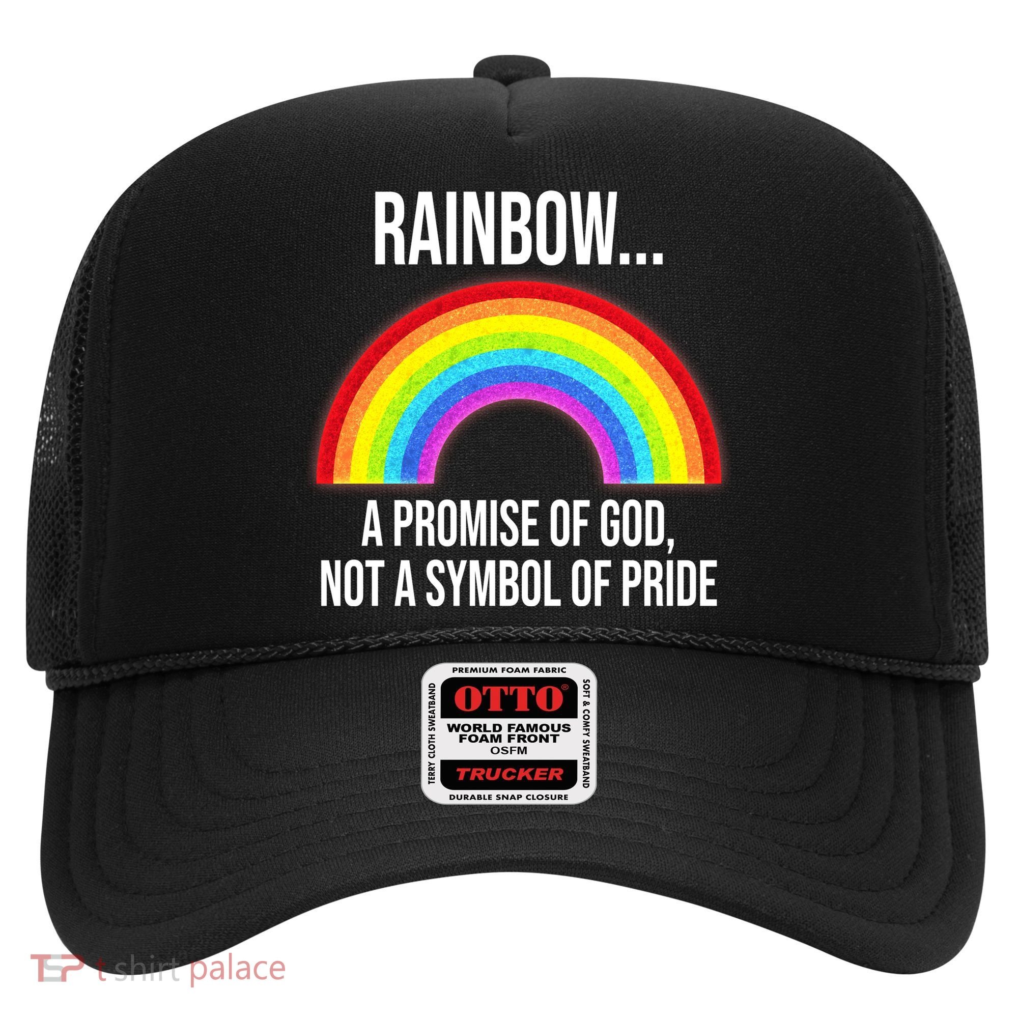 Rainbow A Promise Of God Not A Symbol Of Pride Hat