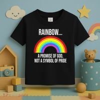 Rainbow A Promise Of God Not A Symbol Of Pride Toddler T-Shirt thumb 3