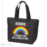 Rainbow A Promise Of God Not A Symbol Of Pride Tote Bag thumb 3