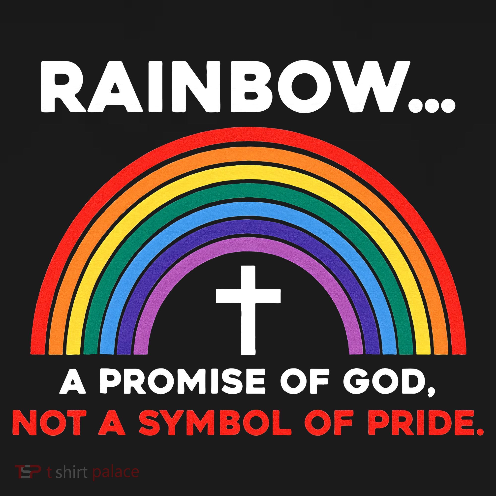 Rainbow A Promise Of God Not A Symbol Of Pride Sweatshirt