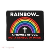 Rainbow A Promise Of God Not A Symbol Of Pride Mousepad thumb 0