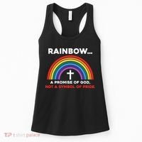 Rainbow A Promise Of God Not A Symbol Of Pride Women's Tank Top thumb 0