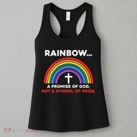 Rainbow A Promise Of God Not A Symbol Of Pride Women's Tank Top thumb 3