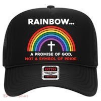 Rainbow A Promise Of God Not A Symbol Of Pride Hat thumb 0
