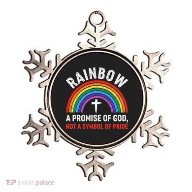 Rainbow A Promise Of God Not A Symbol Of Pride Ornament