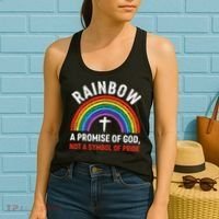 Rainbow A Promise Of God Not A Symbol Of Pride Women's Tank Top thumb 2