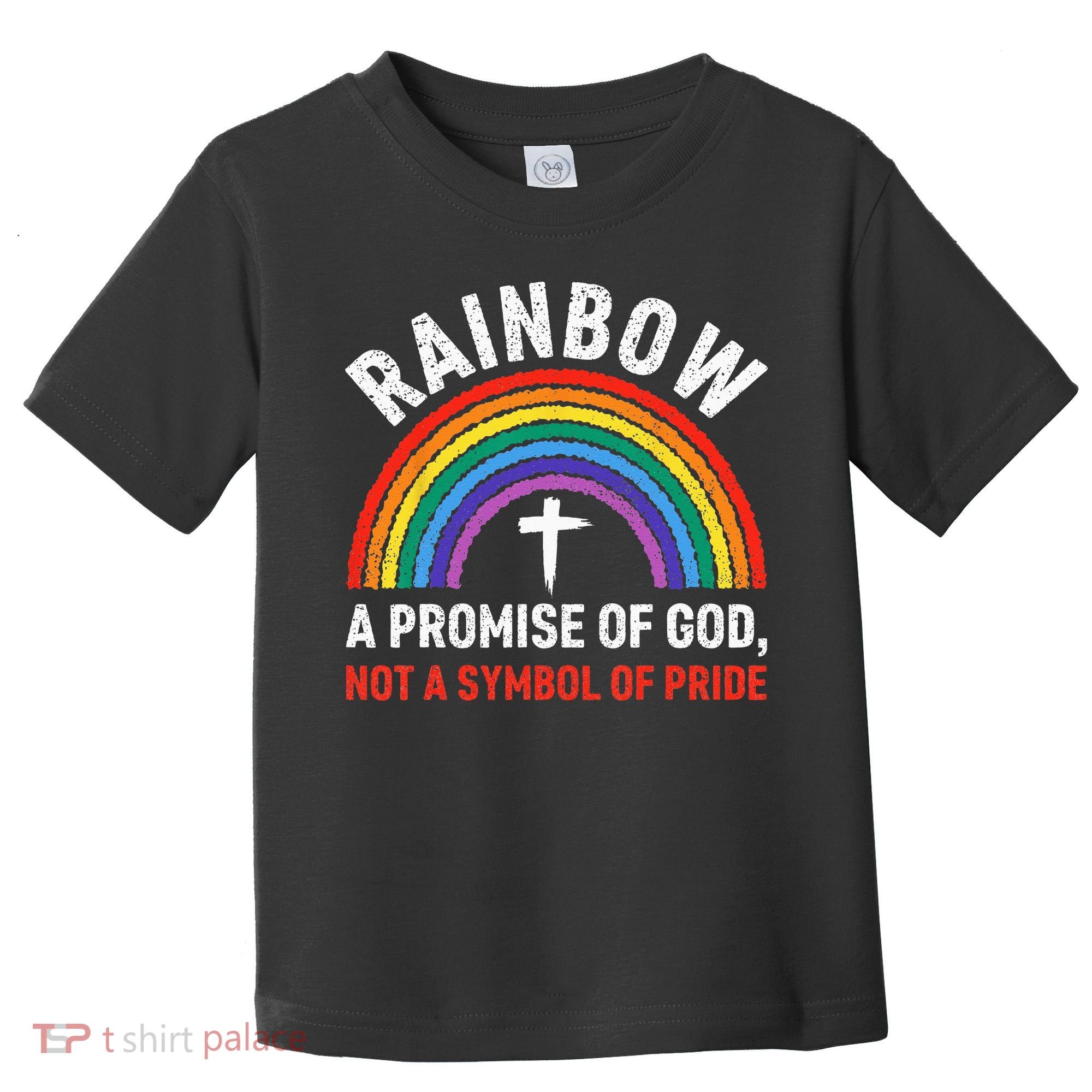 Rainbow A Promise Of God Not A Symbol Of Pride Toddler T-Shirt