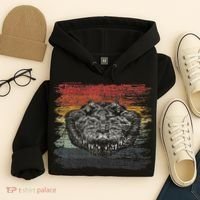 Retro Alligator Reptile Gift Gator Crocodile Hoodie thumb 4