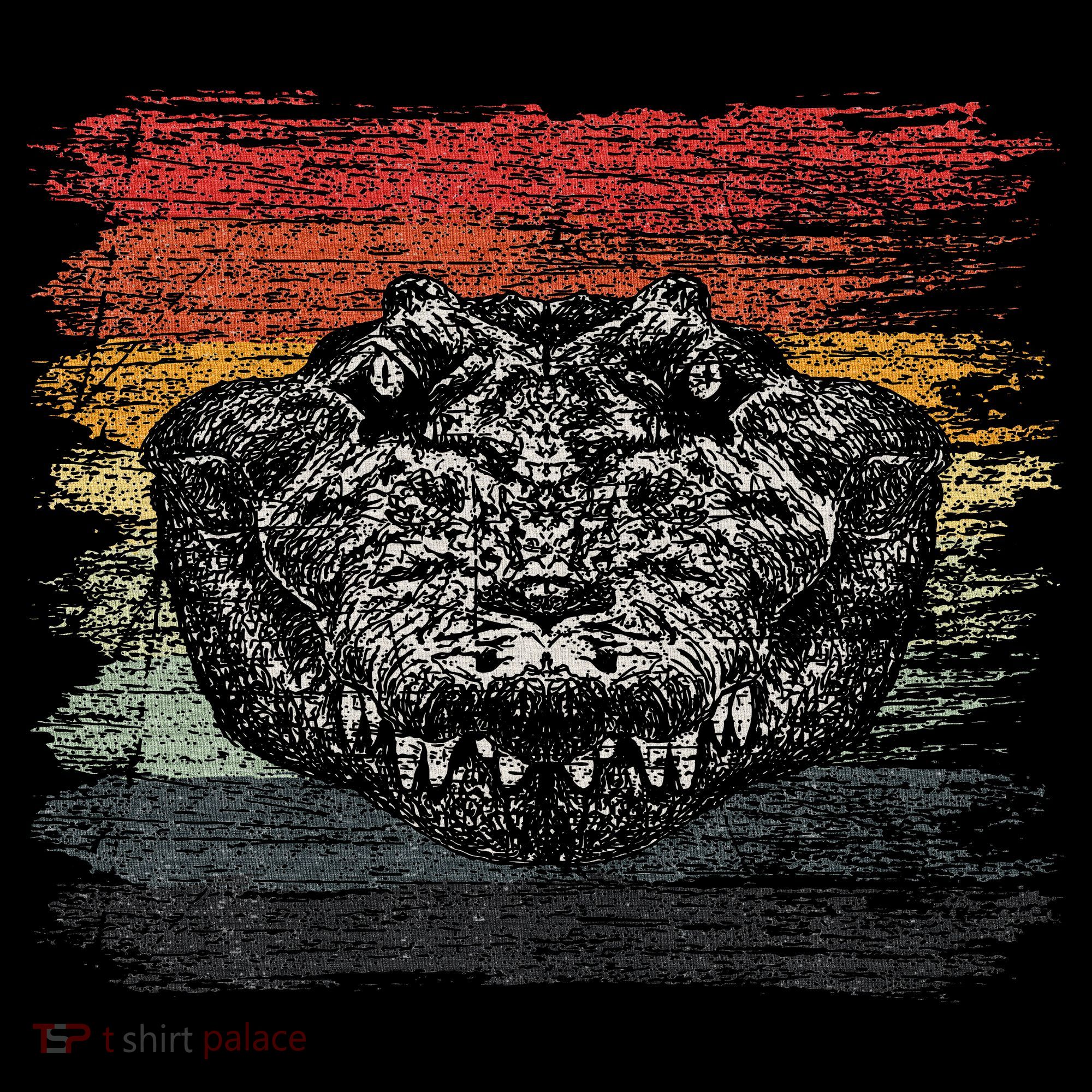 Retro Alligator Reptile Gift Gator Crocodile Women's Hoodie