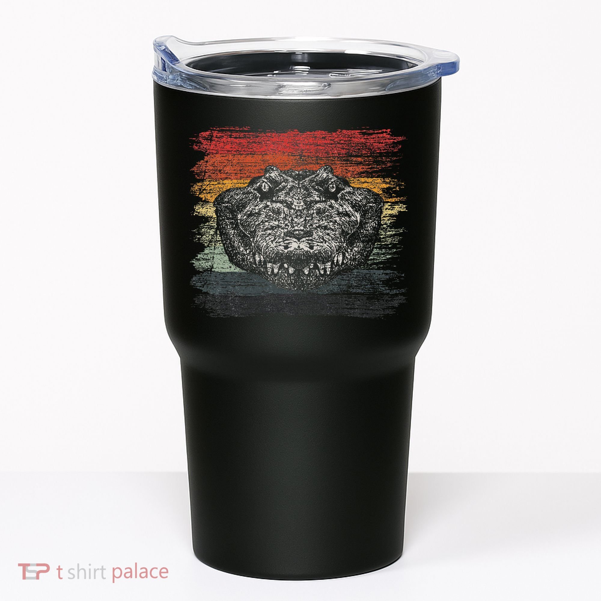 Retro Alligator Reptile Gift Gator Crocodile Tumbler