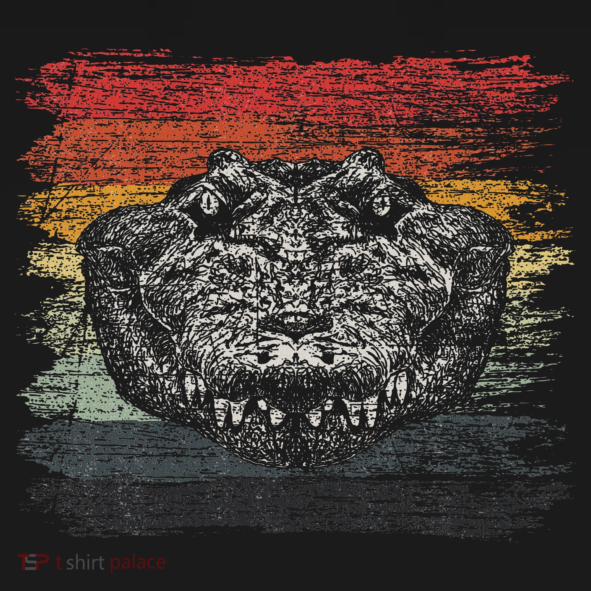 Retro Alligator Reptile Gift Gator Crocodile Mousepad