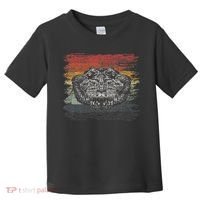 Retro Alligator Reptile Gift Gator Crocodile Toddler T-Shirt thumb 0