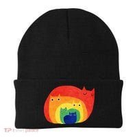 Rainbow Art Retro Cats Beanie thumb 0