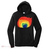Rainbow Art Retro Cats Women's Hoodie thumb 0