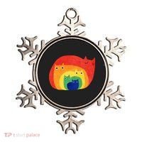 Rainbow Art Retro Cats Ornament thumb 0