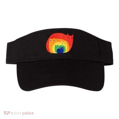 Rainbow Art Retro Cats Visor