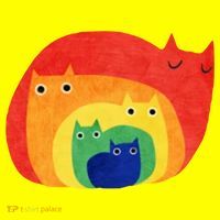 Rainbow Art Retro Cats Hat thumb 2