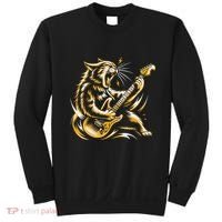 Rock And Roll Cat Electric Guitar Sweatshirt thumb 0