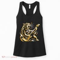 Rock And Roll Cat Electric Guitar Women's Tank Top thumb 0