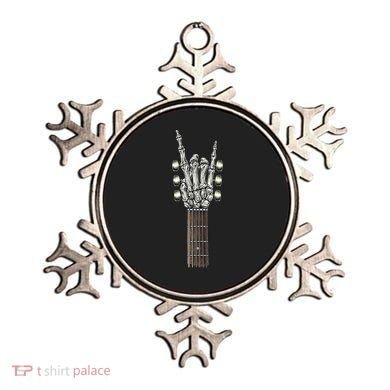 Rock And Roll Guitar Skeleton Hand Ornament