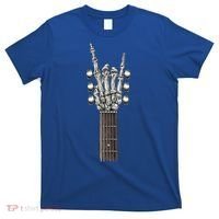 Rock And Roll Guitar Skeleton Hand T-Shirt thumb 0